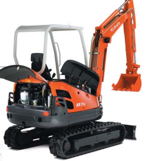 Kubota KX713 Ton Excavator Plant Hire Guide
